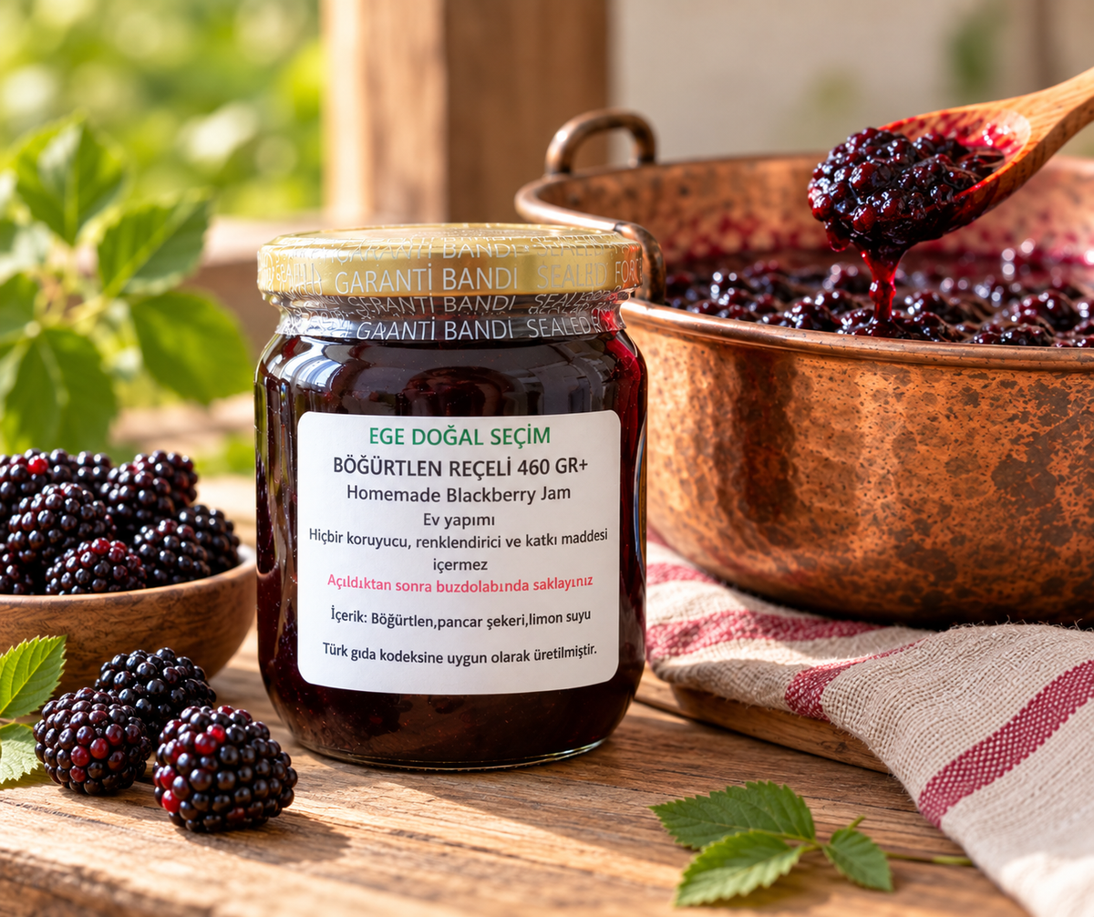 Böğürtlen Reçeli 460 Gr (El Yapımı)