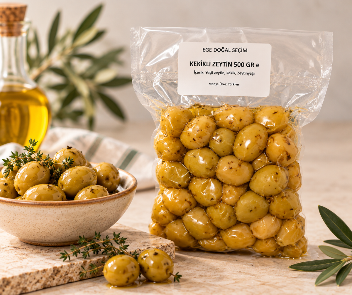 Kekikli Zeytin 500 Gr