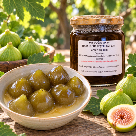 Ham İncir (İğlek) Reçeli 460 Gr (El Yapımı)
