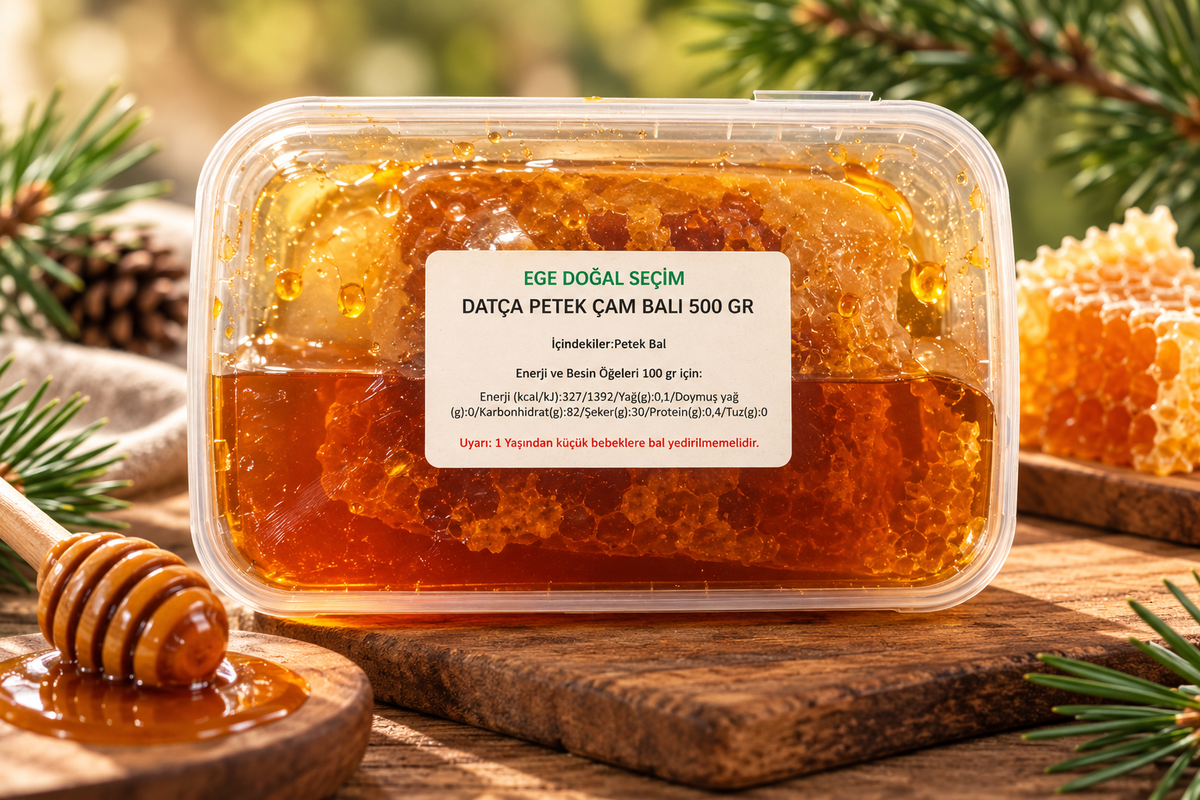 Datça Petek Çam Balı – 500 g