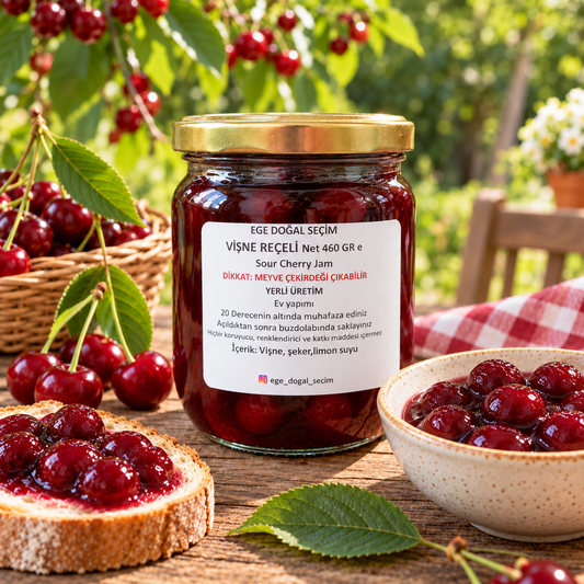 Vişne Reçeli 460 Gr (El Yapımı)