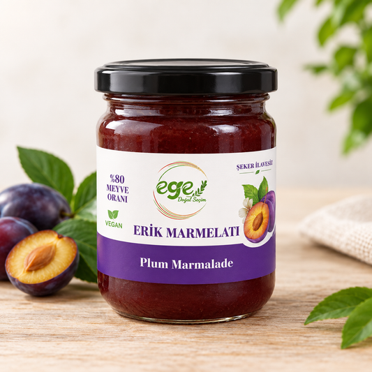 Şeker İlavesiz Erik Marmelatı 220 Gr